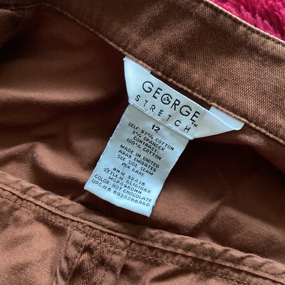 Brown faux denim retro jacket - Picture 11 of 12